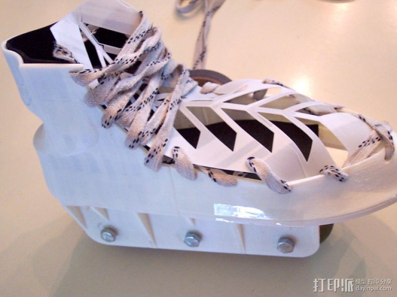 定制旱冰鞋 3D打印模型渲染图