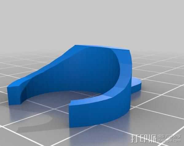 女高音手指夹记录器 3D打印模型渲染图