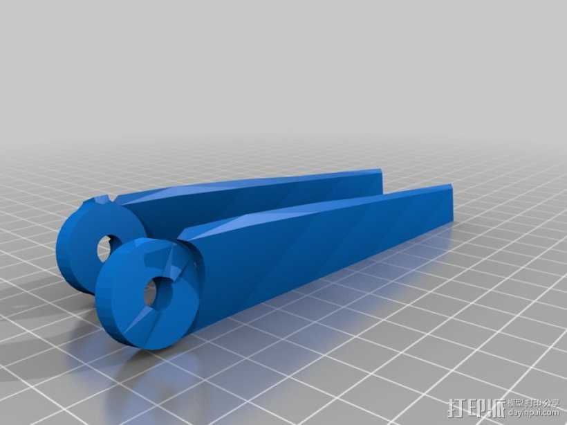 RC飞机螺旋桨 3D打印模型渲染图