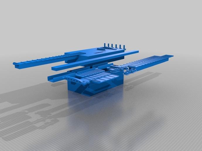 热熔塑料3D打印吉他