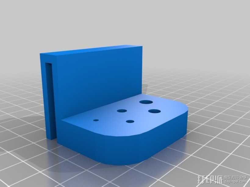简易刀架 3D打印模型渲染图