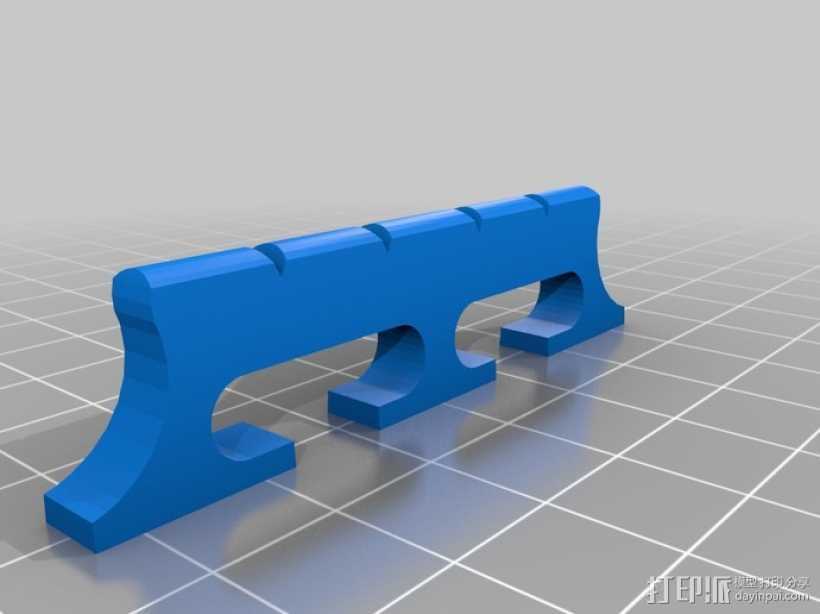 班卓琴架 3D打印模型渲染图