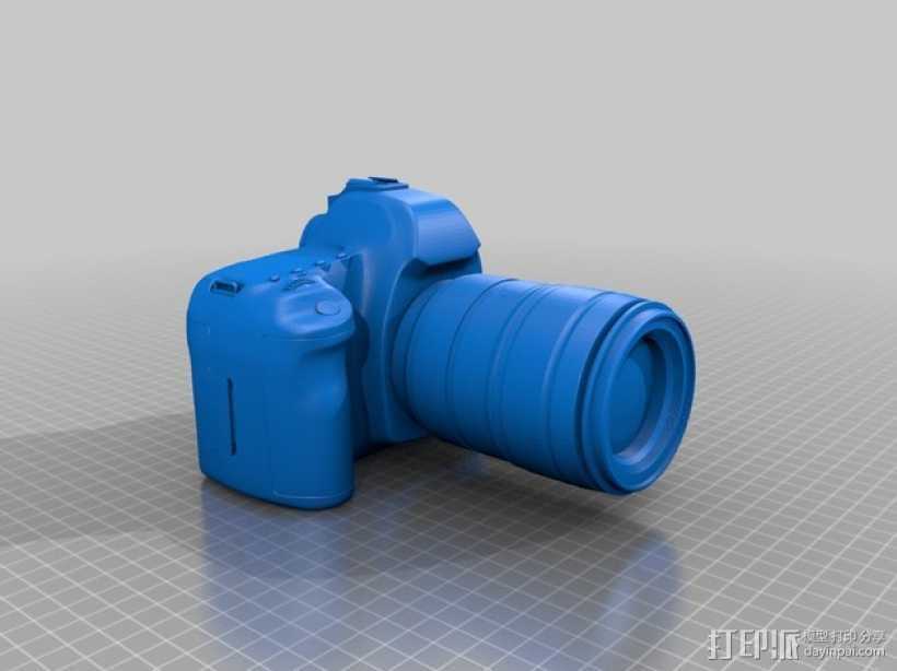 Canon 5D Mark II数码相机 3D打印模型渲染图
