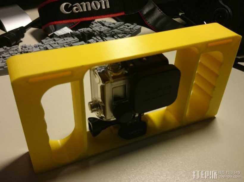 GoPro相机潜水外壳 3D打印模型渲染图