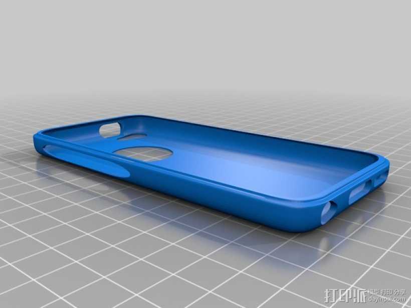 iPhone 5c手机外壳 3D打印模型渲染图