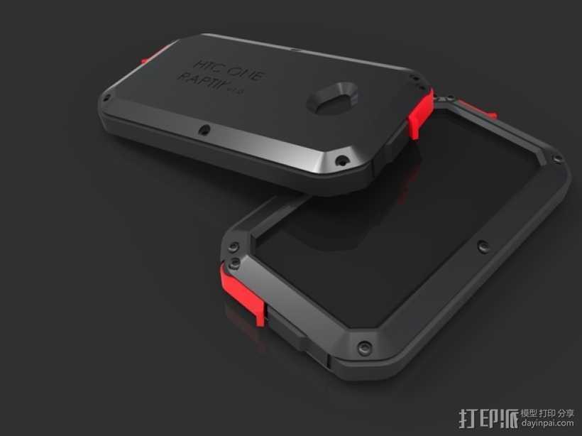  HTC ONE手机外壳 3D打印模型渲染图