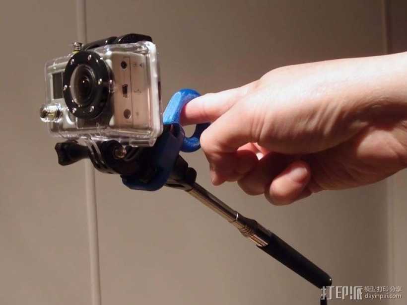 GoPro相机稳定器 3D打印模型渲染图