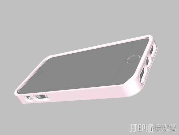 iPhone手机外壳 3D打印模型渲染图