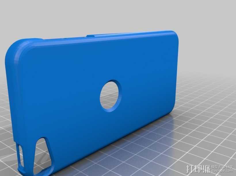 iPod touch 5苹果小平板保护外壳 3D打印模型渲染图