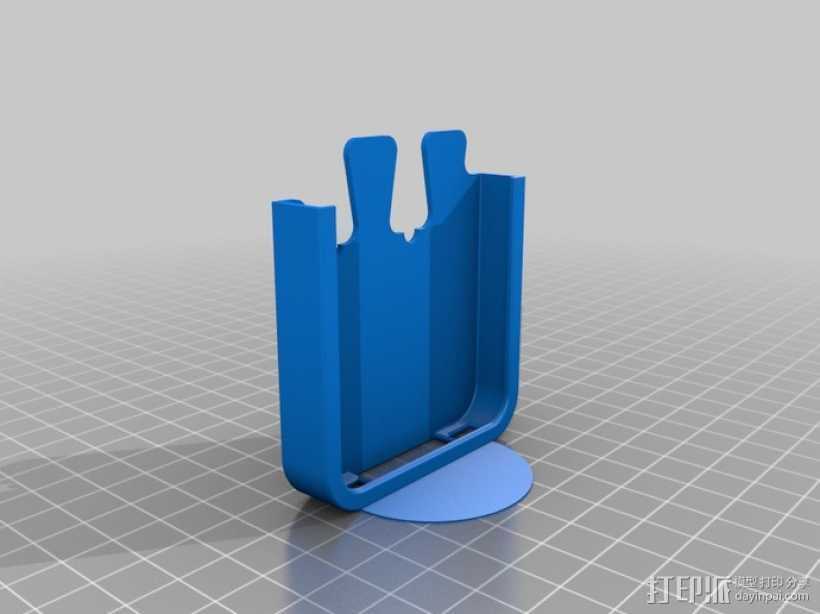 鸽子尾巴iPhone4手机套 3D打印模型渲染图