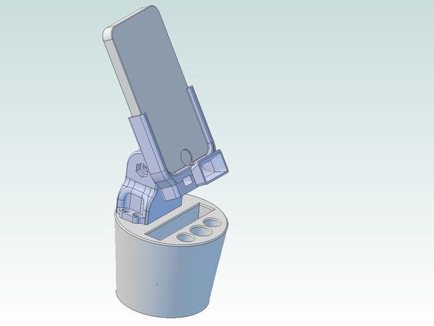 車載式iPhone手機座 擴音器