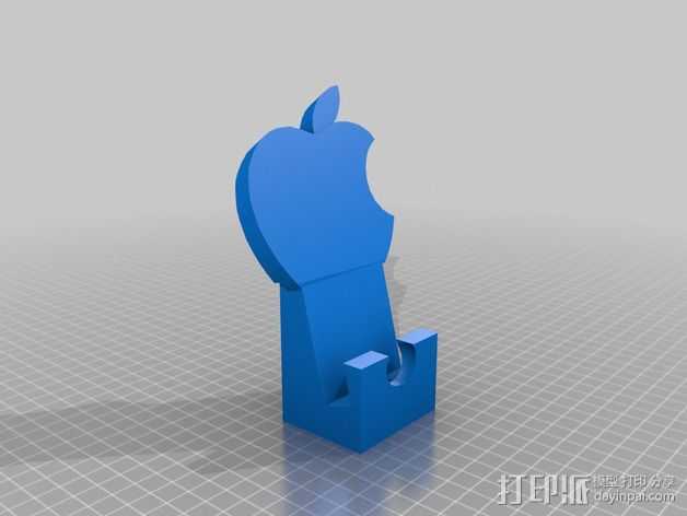 苹果设备站架 3D打印模型渲染图