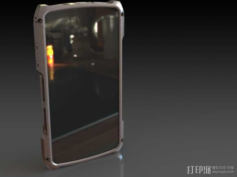 nexus 5手机边框保护壳 3D打印模型渲染图