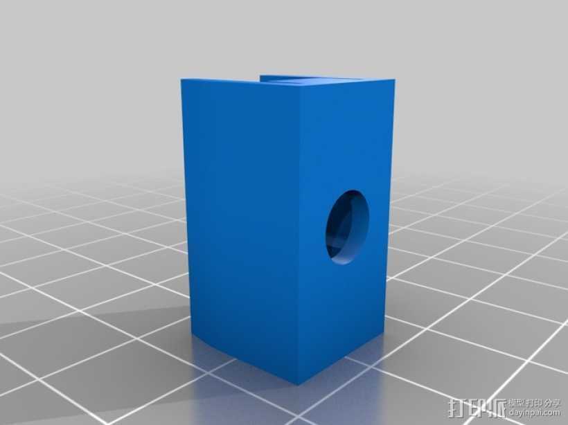 iPhone 4三角座连接器 3D打印模型渲染图