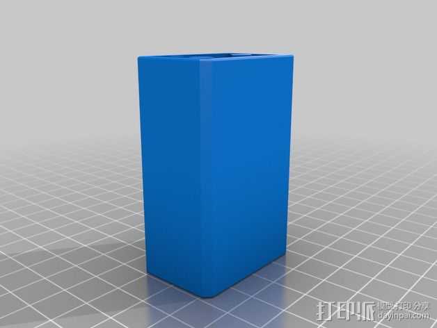 辐射 电池盒 3D打印模型渲染图