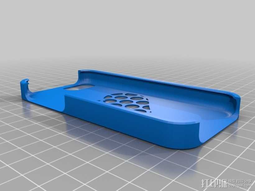 iPhone 5C手机外壳 3D打印模型渲染图