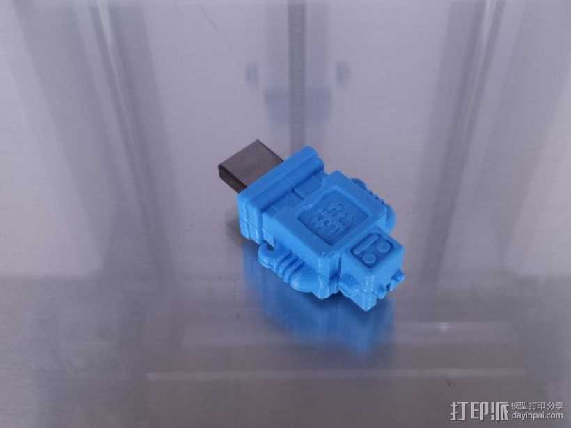 UltiRobot USB存储卡 3D打印模型渲染图