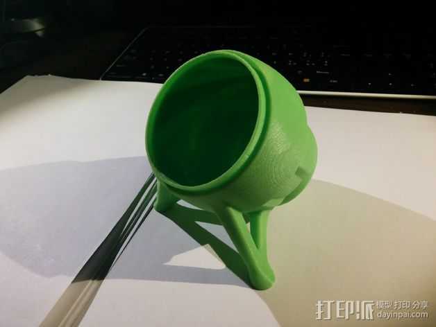 超可爱的扩音器支架 3D打印模型渲染图