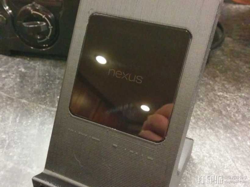 Nexus 5无线充电站架 3D打印模型渲染图