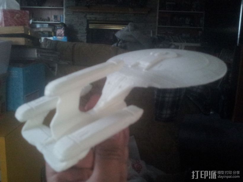 银河级星舰 3D打印模型渲染图