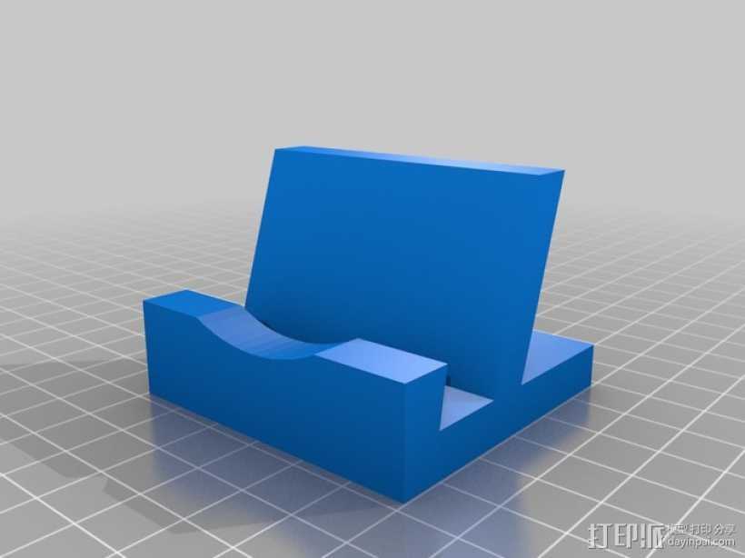 手机支架 3D打印模型渲染图