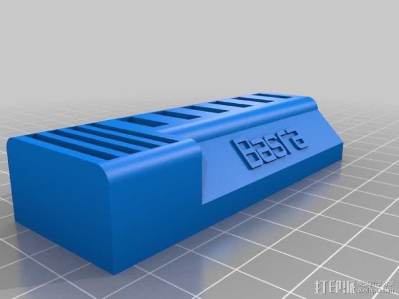 USB和SD卡收纳盒 3D打印模型渲染图