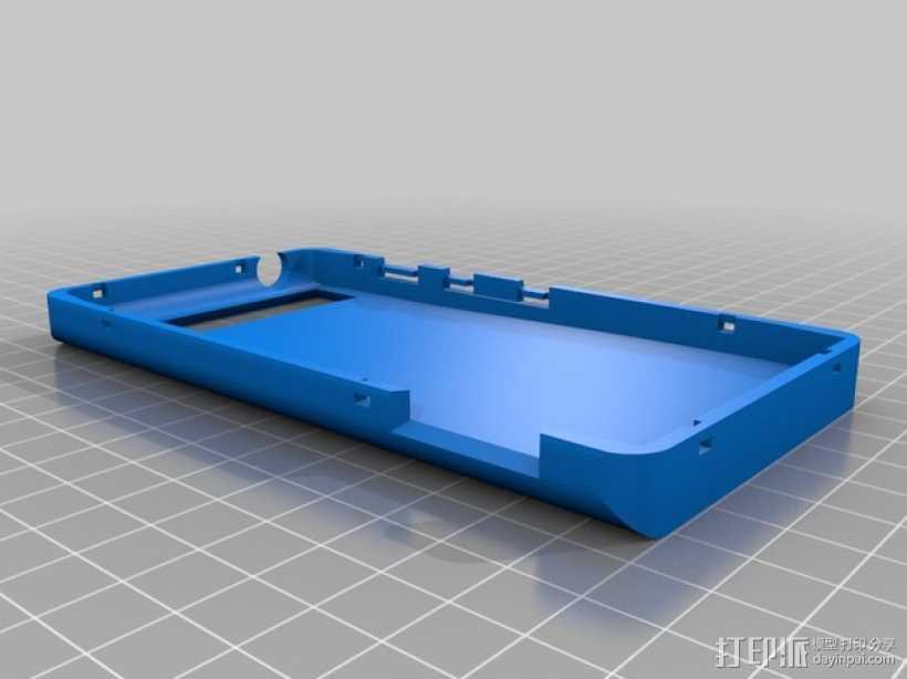 摩托罗拉手机壳 3D打印模型渲染图