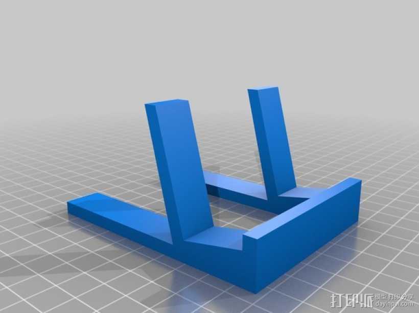 平板电脑座 3D打印模型渲染图