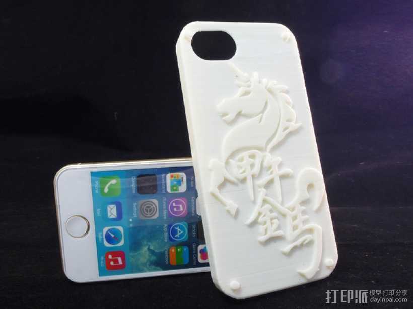 iPhone5 手机壳 3D打印模型渲染图
