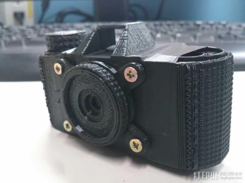 pinhole135迷你相机 3D打印模型渲染图