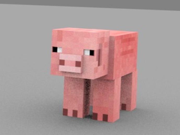 Minecraft Pig擺件