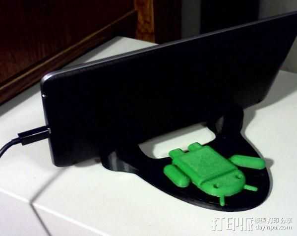 Nexus 7 手机座 3D打印模型渲染图