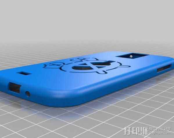  Galaxy S4 手机壳 3D打印模型渲染图