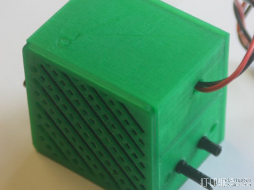 低音扬声器 3D打印模型渲染图