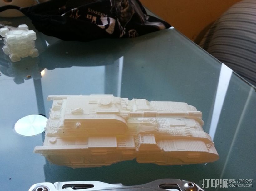 坦克摆件 3D打印模型渲染图