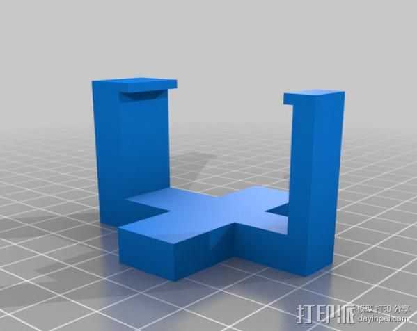 GoPro简易三角支架 3D打印模型渲染图