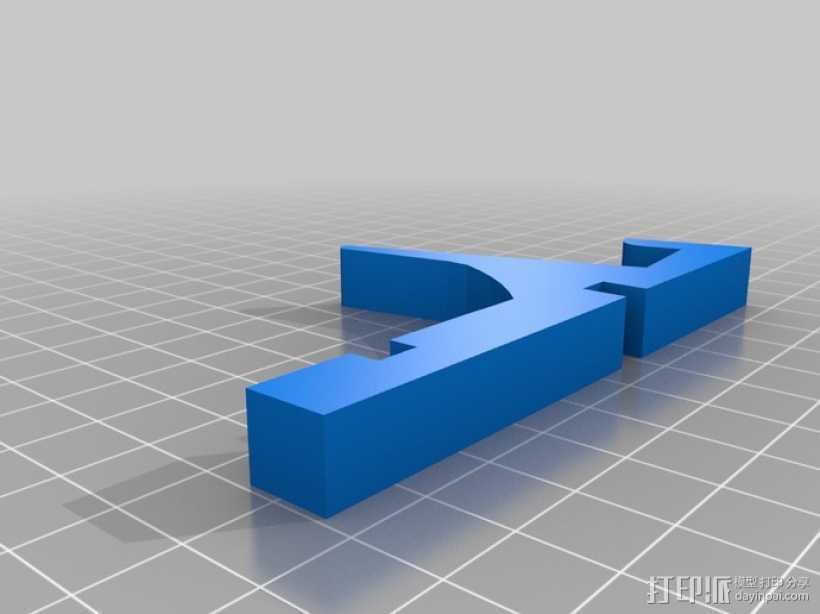 通用平板支架 3D打印模型渲染图