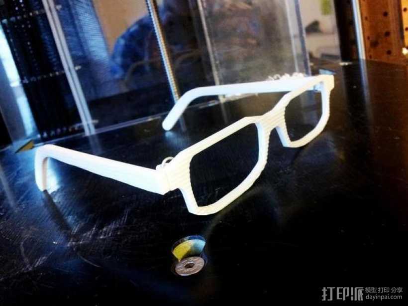 D&G 3D眼镜架 3D打印模型渲染图