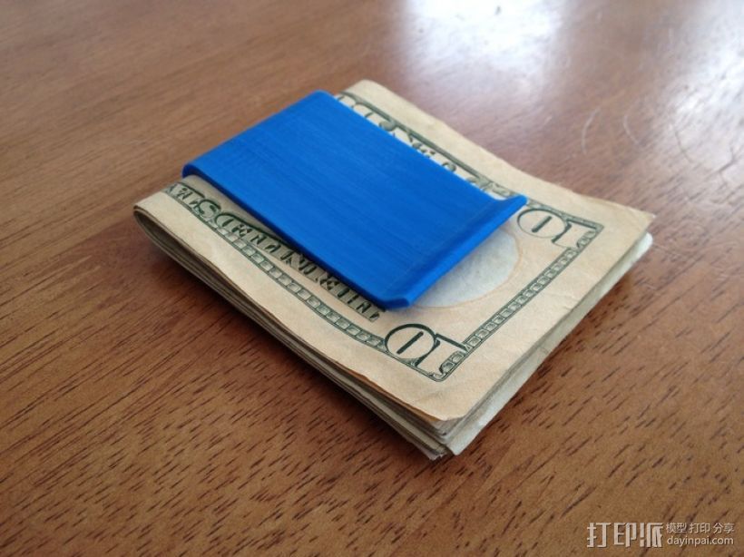 钱夹 3D打印模型渲染图