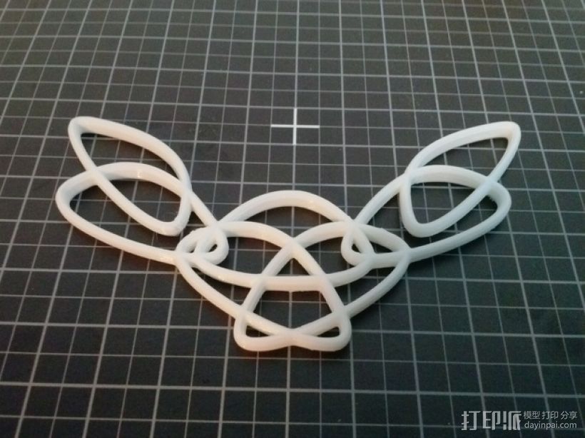 流线型 项链 3D打印模型渲染图