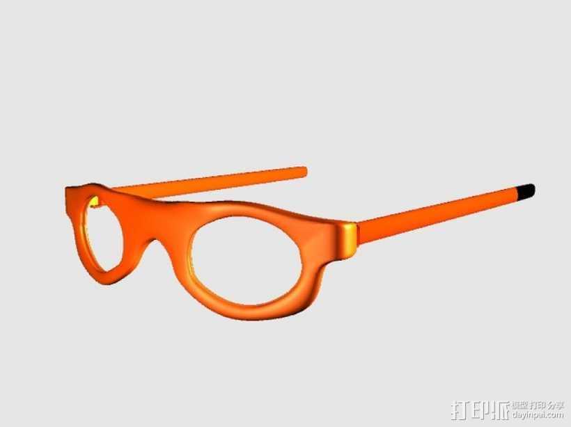 运动眼镜 3D打印模型渲染图