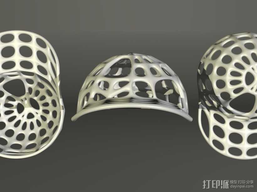 便帽 帽子  3D打印模型渲染图