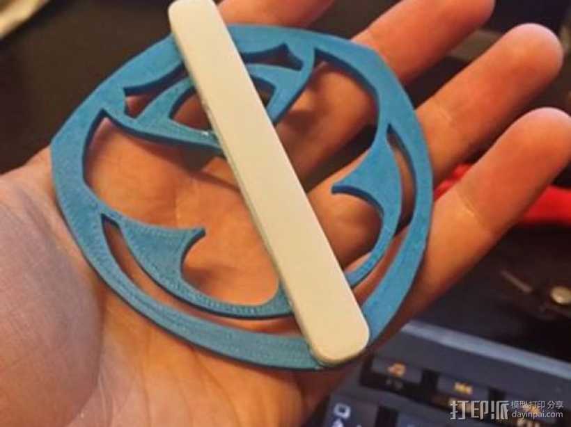 Tomorrowland皮带扣 3D打印模型渲染图
