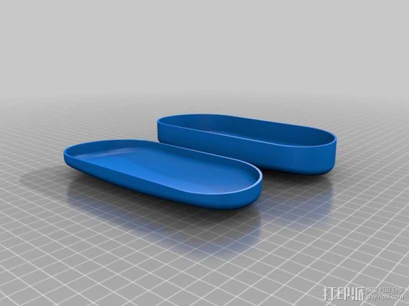 太阳镜 眼镜盒 3D打印模型渲染图
