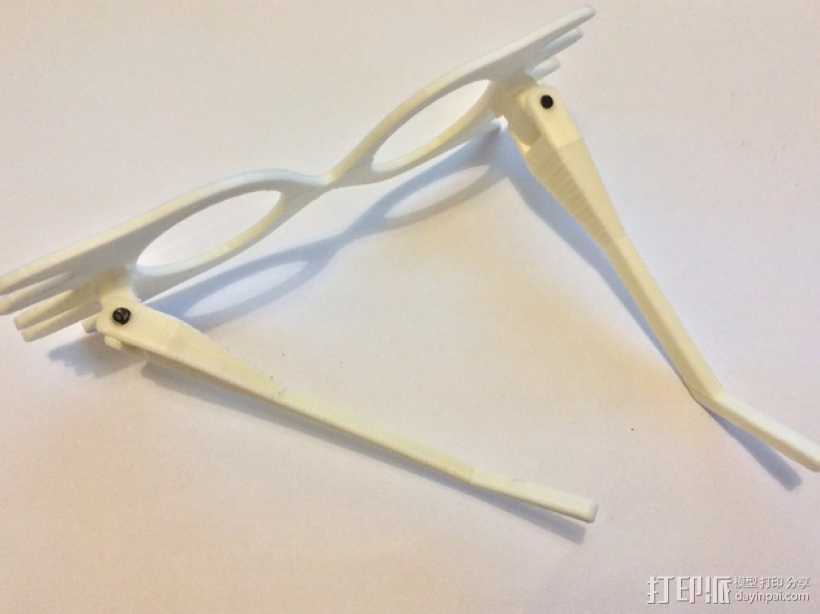 Luna 的眼镜 3D打印模型渲染图