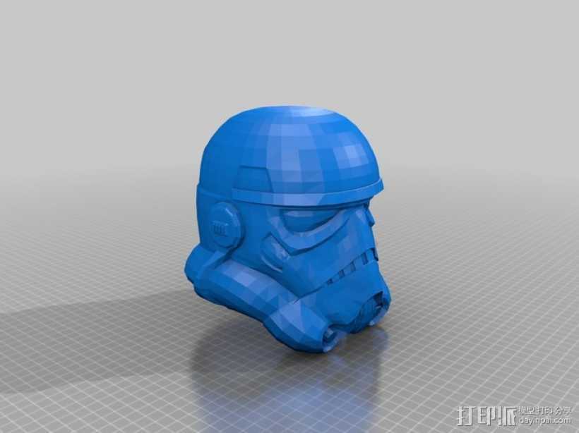 突击队员头盔 3D打印模型渲染图