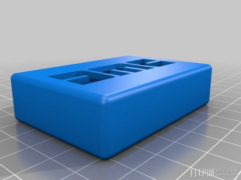 DMC盒子 3D打印模型渲染图