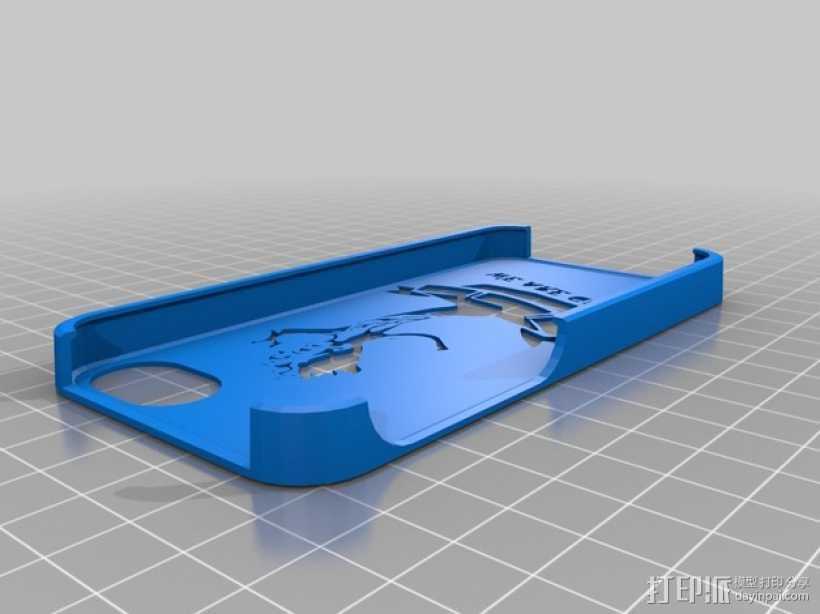 树精格鲁特 手机套 3D打印模型渲染图