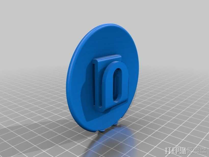 Oni Drum 皮带夹 3D打印模型渲染图