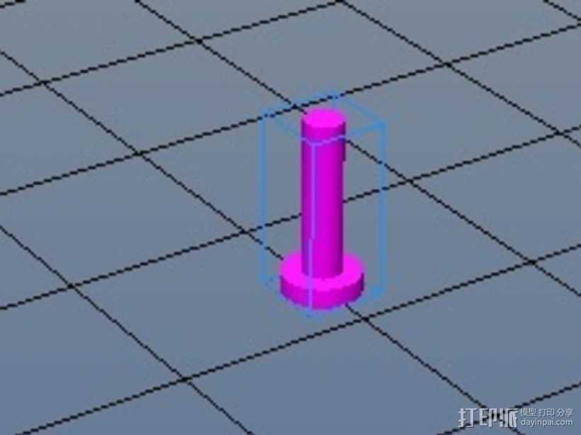 螺丝钉 3D打印模型渲染图
